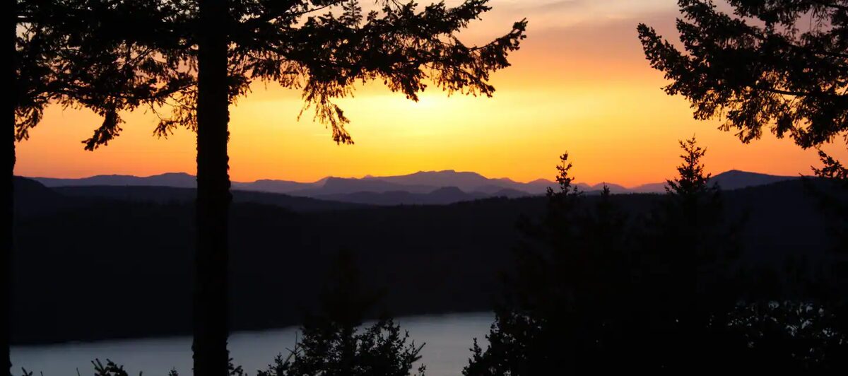 Island sunset